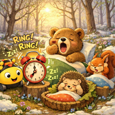 Robot budilnik "Buđenje usnulih životinja"